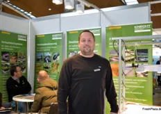 Adrian Heine from the Knecht Group, which offers, among other things, greenhouse equipment.